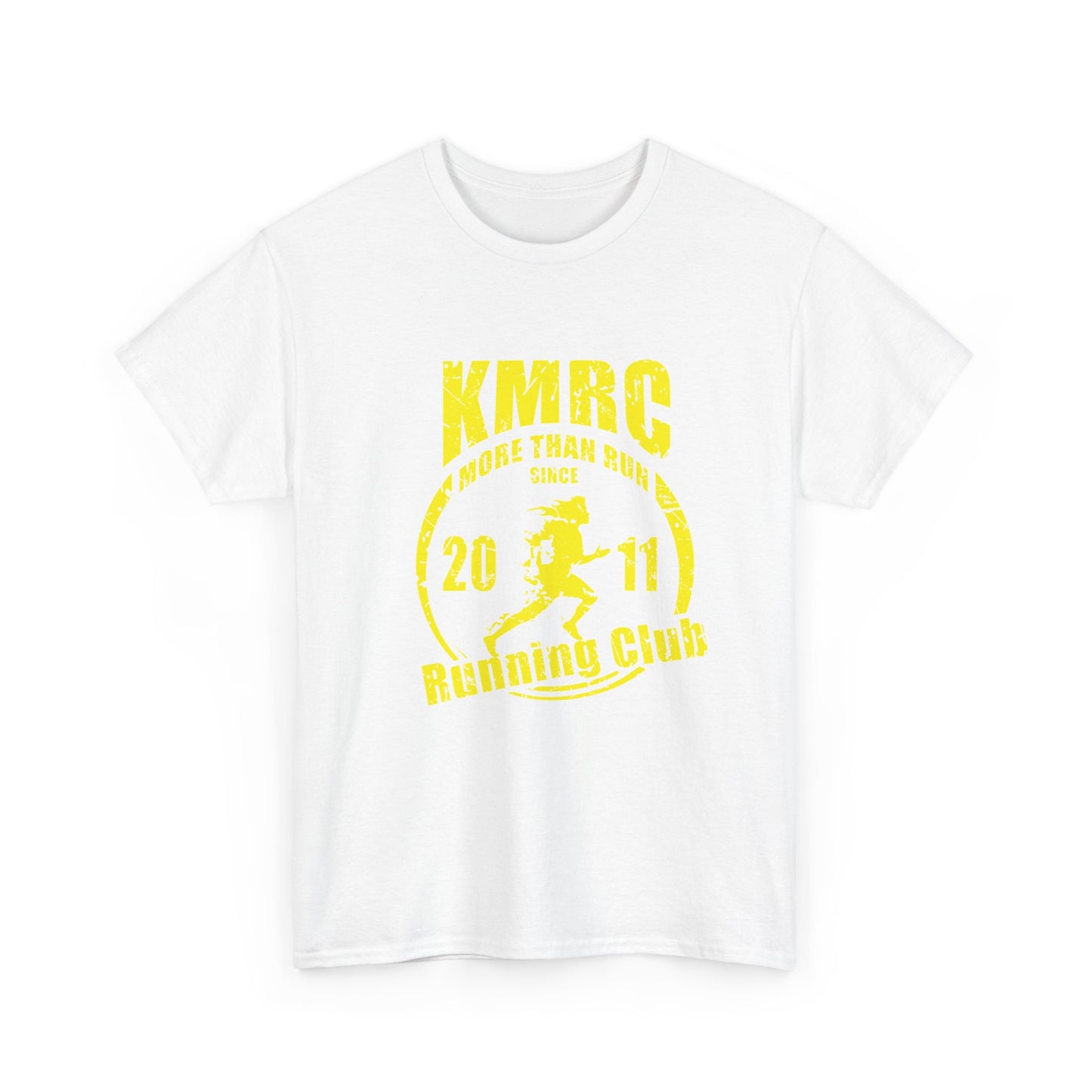 Unisex Heavy Cotton Tee. KMRC collection. more than run