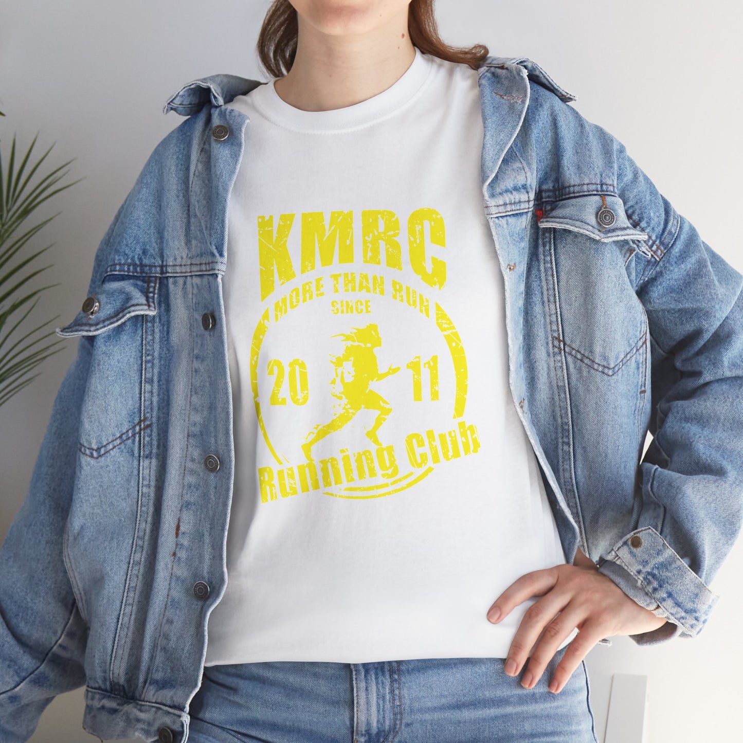Unisex Heavy Cotton Tee. KMRC collection. more than run