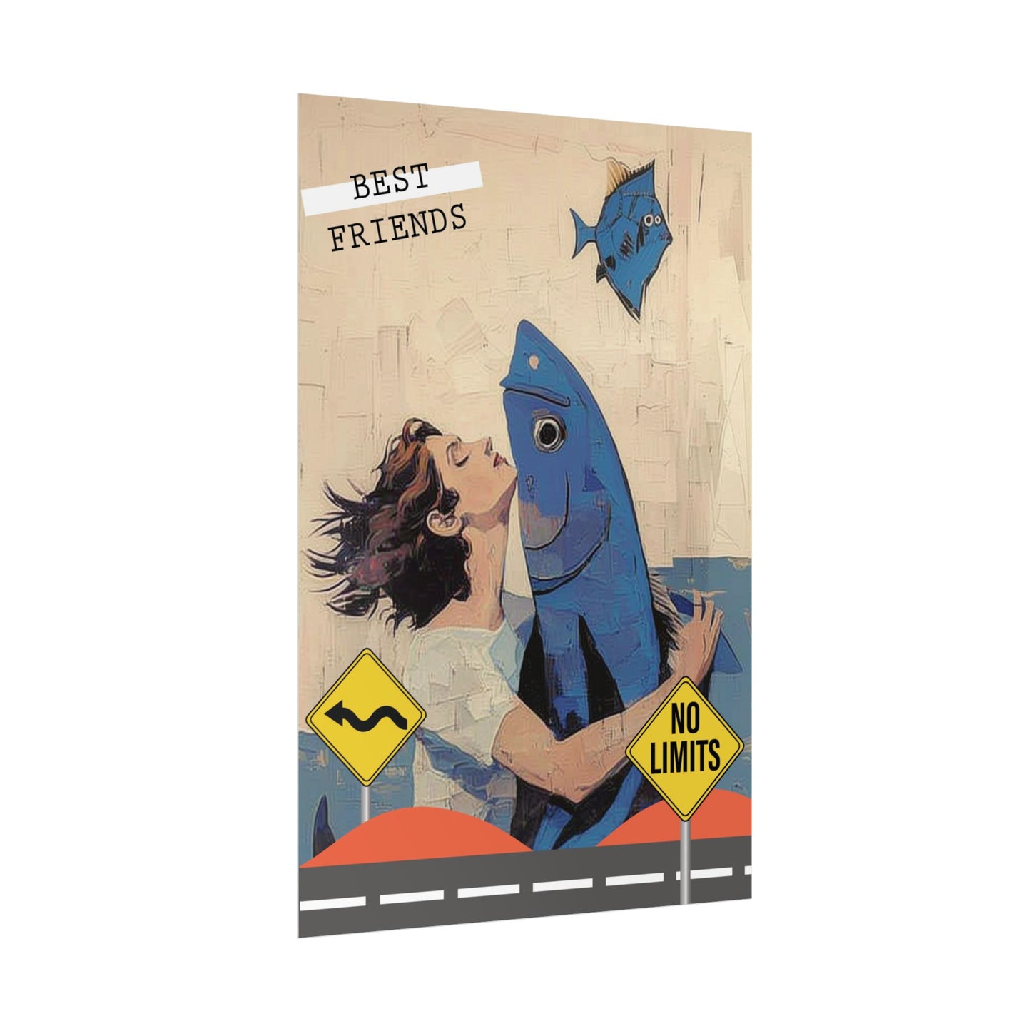 Vertical Rolled Posters. fish collection