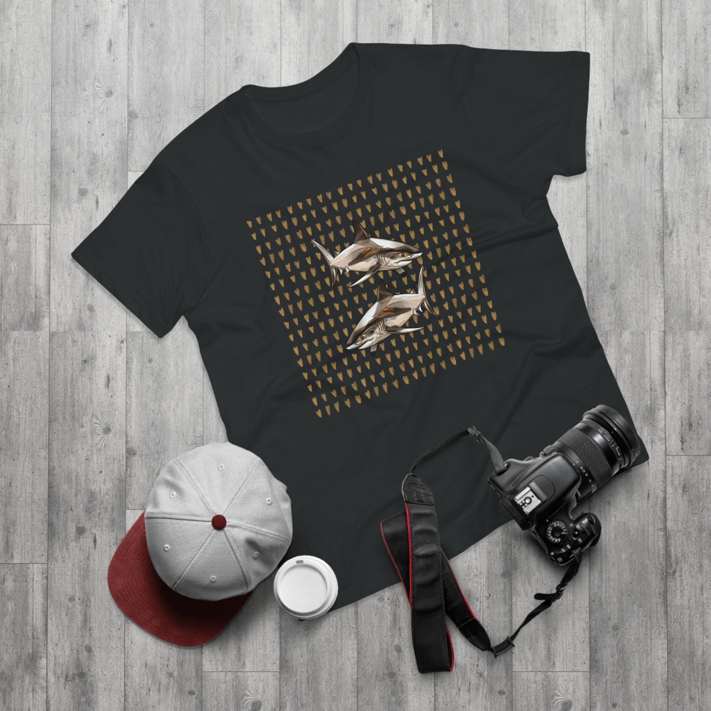Men's T-shirt. Single Jersey. Shark collection. 9 colours