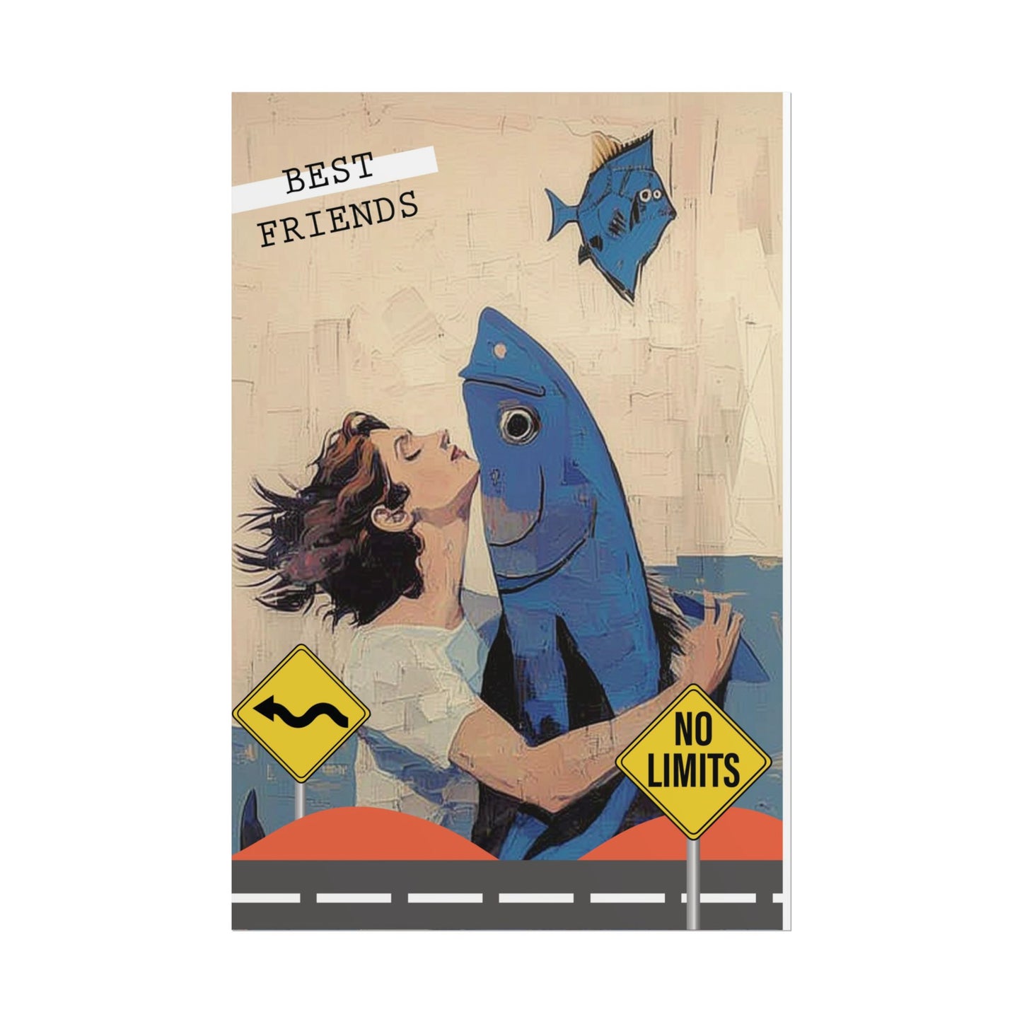 Vertical Rolled Posters. fish collection