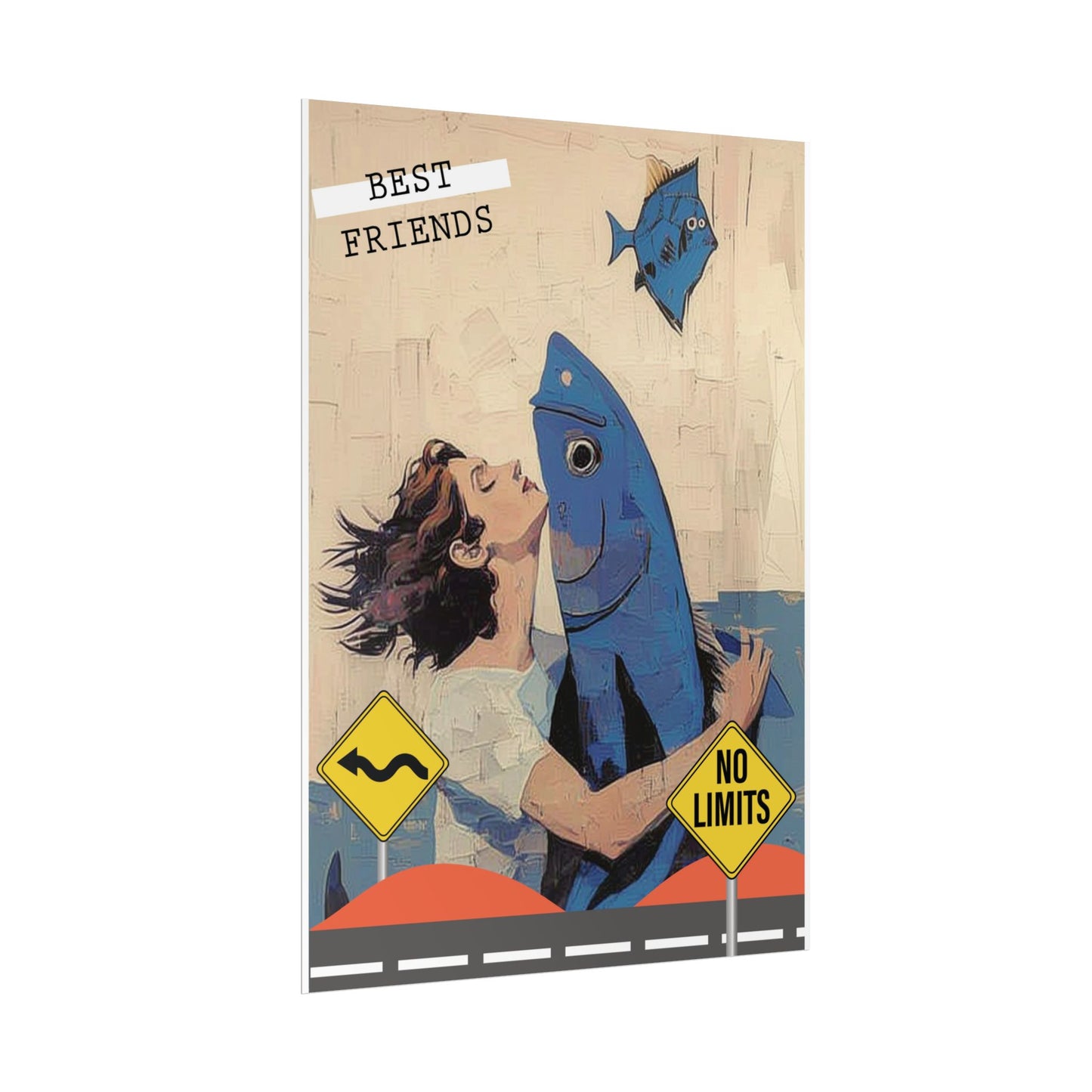 Vertical Rolled Posters. fish collection