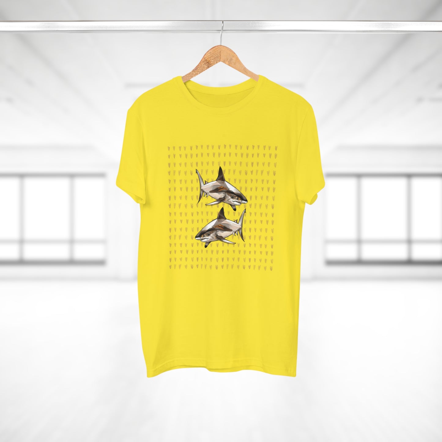 Men's T-shirt. Single Jersey. Shark collection. 9 colours
