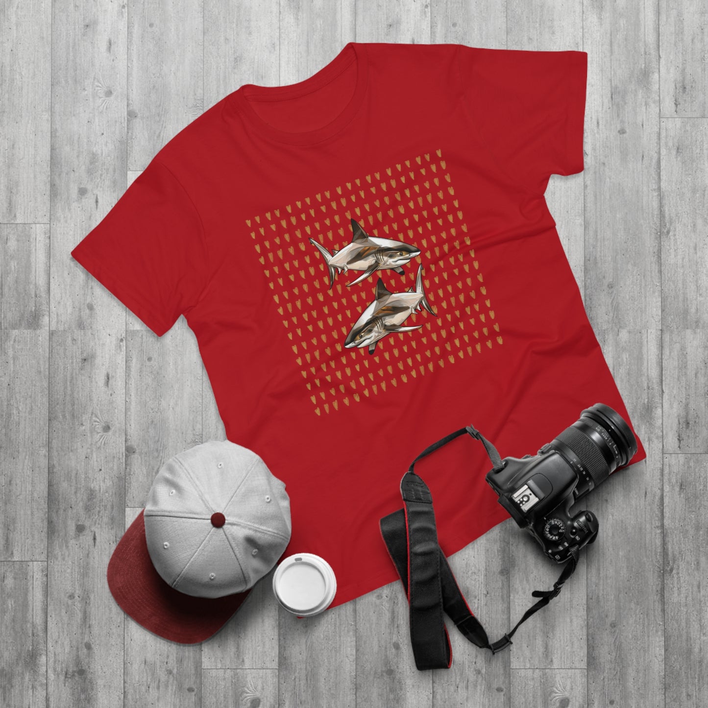 Men's T-shirt. Single Jersey. Shark collection. 9 colours