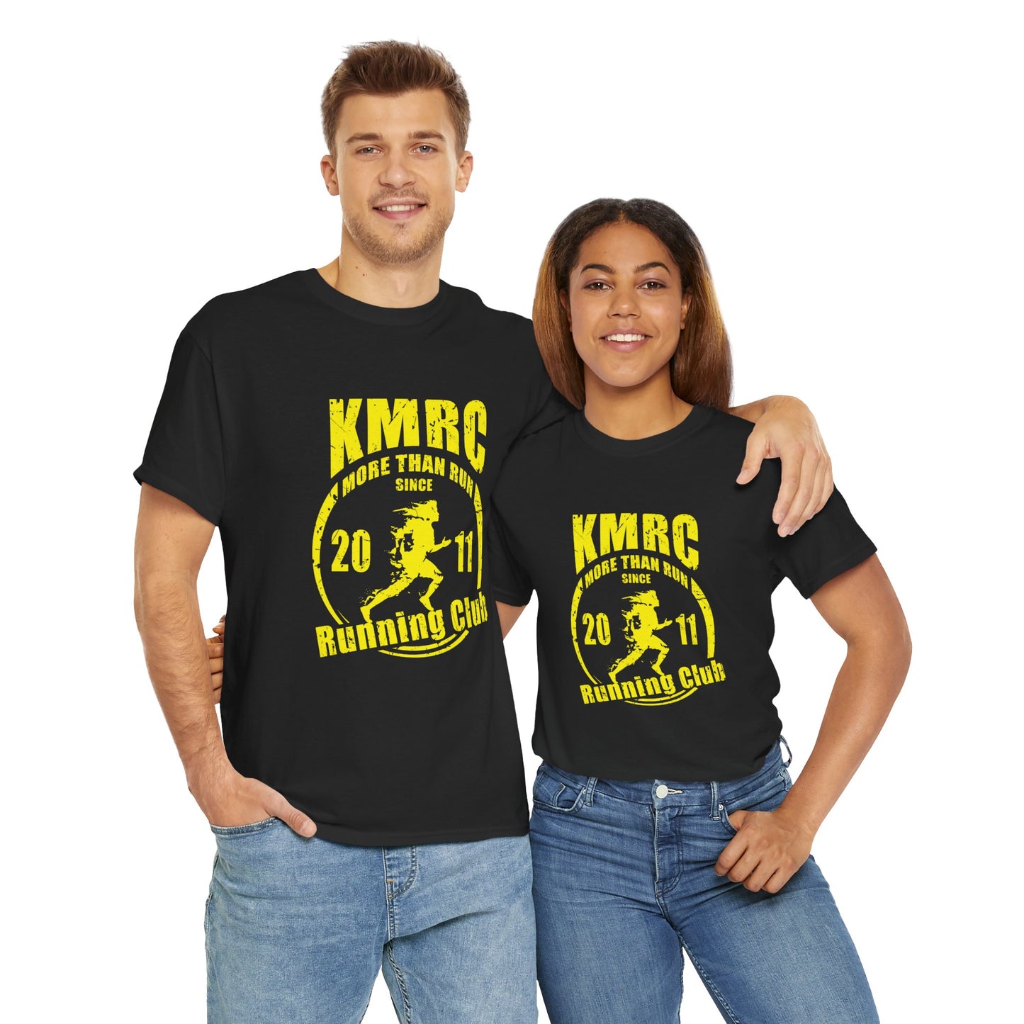 Unisex Heavy Cotton Tee. KMRC collection. more than run