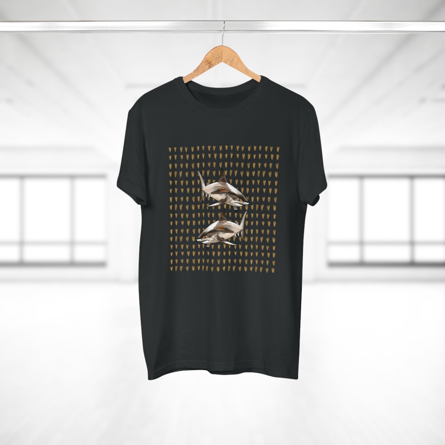 Men's T-shirt. Single Jersey. Shark collection. 9 colours