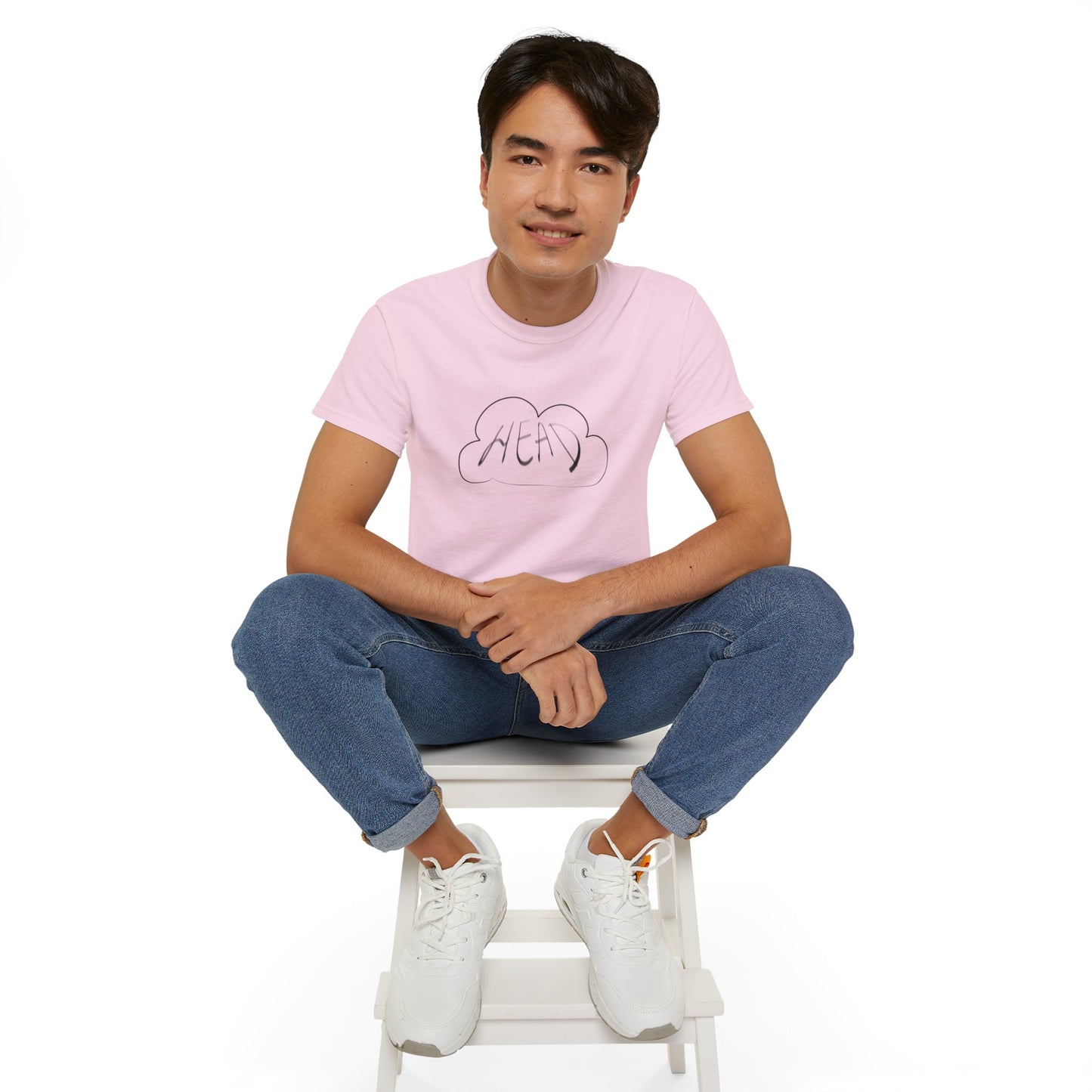 Unisex Tee. Ultra Cotton. 'head in the clouds' collection. 8 colors
