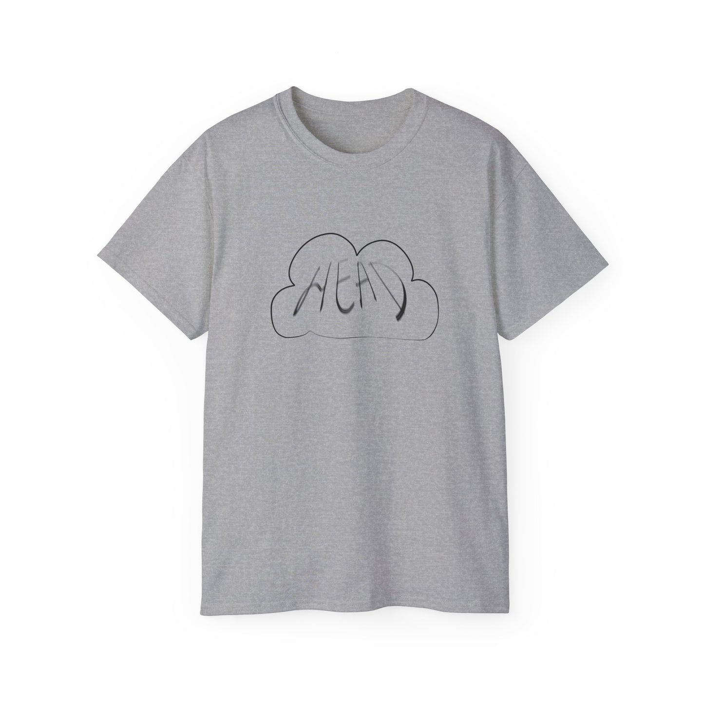 Unisex Tee. Ultra Cotton. 'head in the clouds' collection. 8 colors