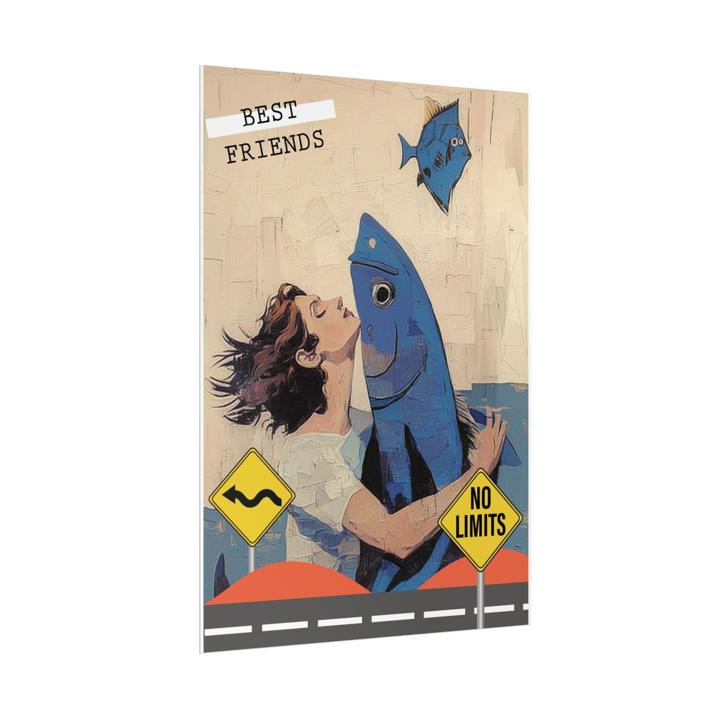 Vertical Rolled Posters. fish collection