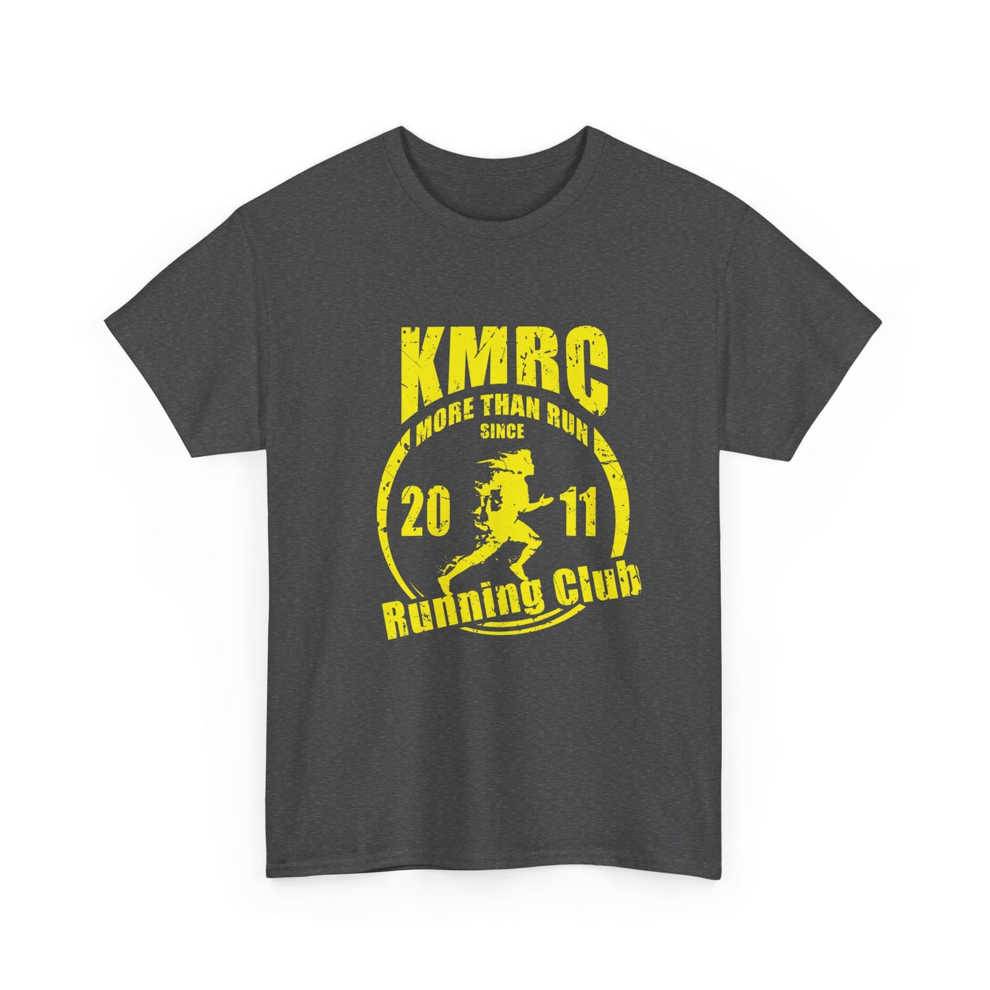 Unisex Heavy Cotton Tee. KMRC collection. more than run