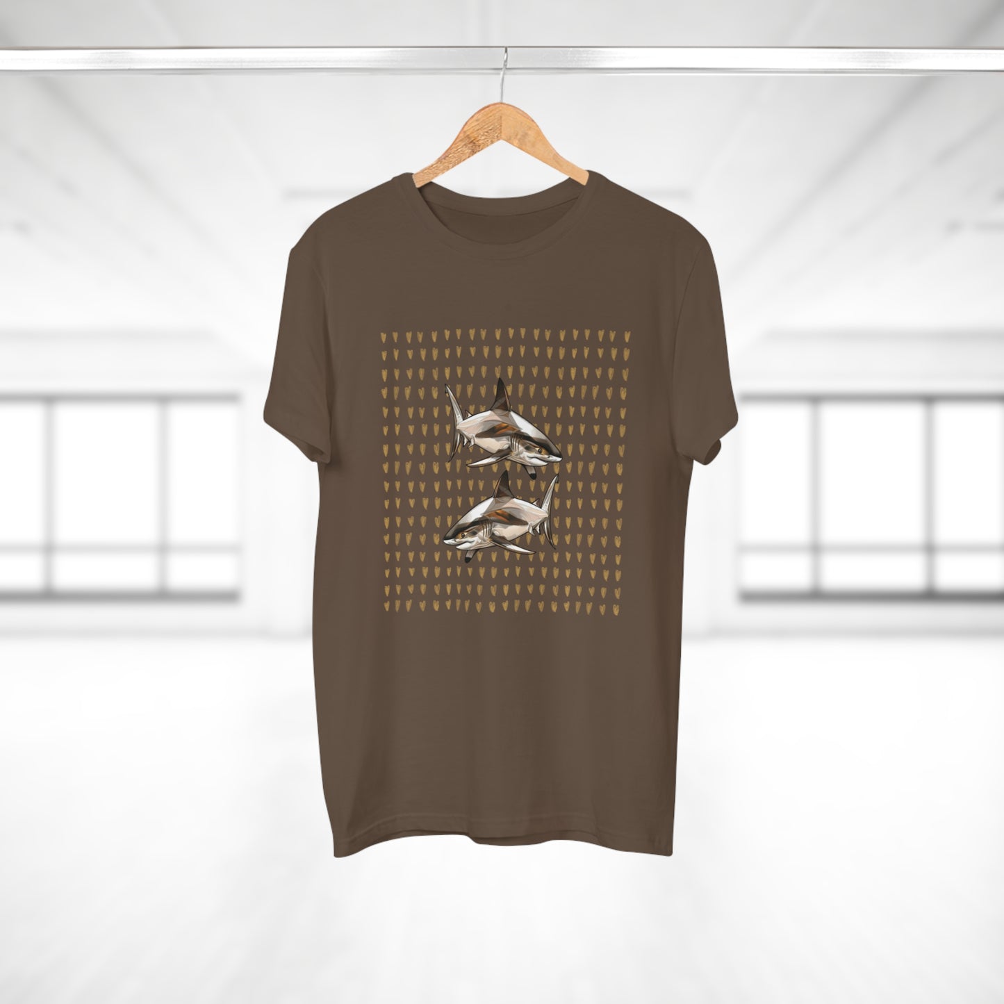 Men's T-shirt. Single Jersey. Shark collection. 9 colours