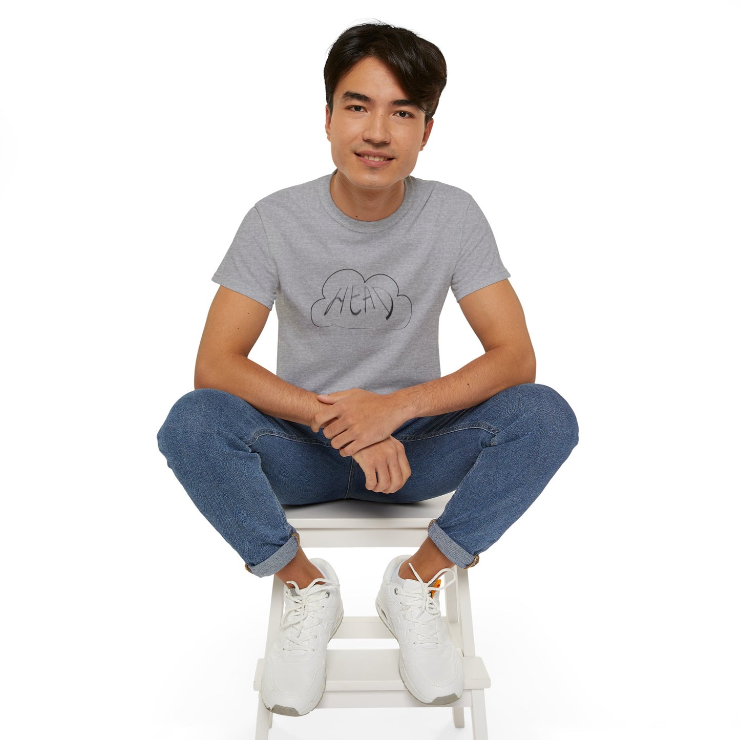 Unisex Tee. Ultra Cotton. 'head in the clouds' collection. 8 colors