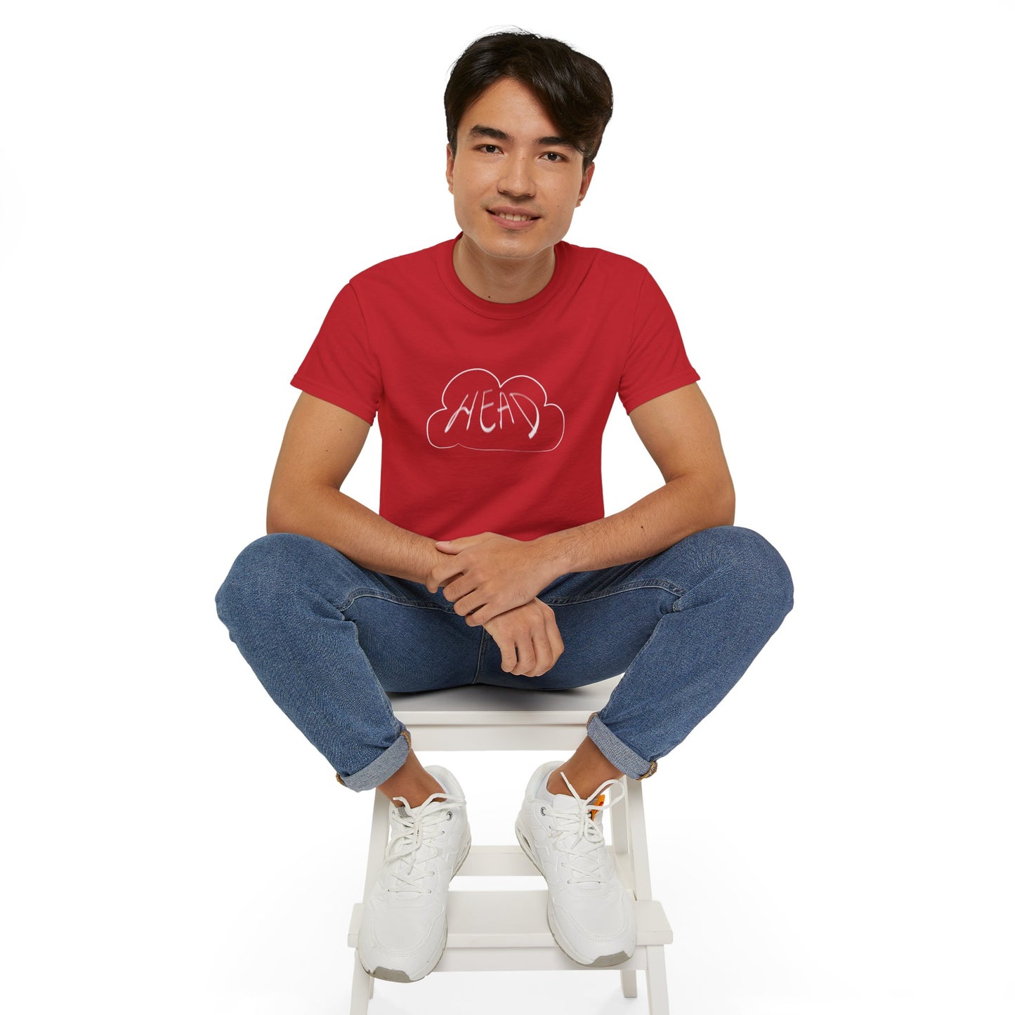 Unisex Tee. Ultra Cotton. 'head in the clouds' collection. 8 colors