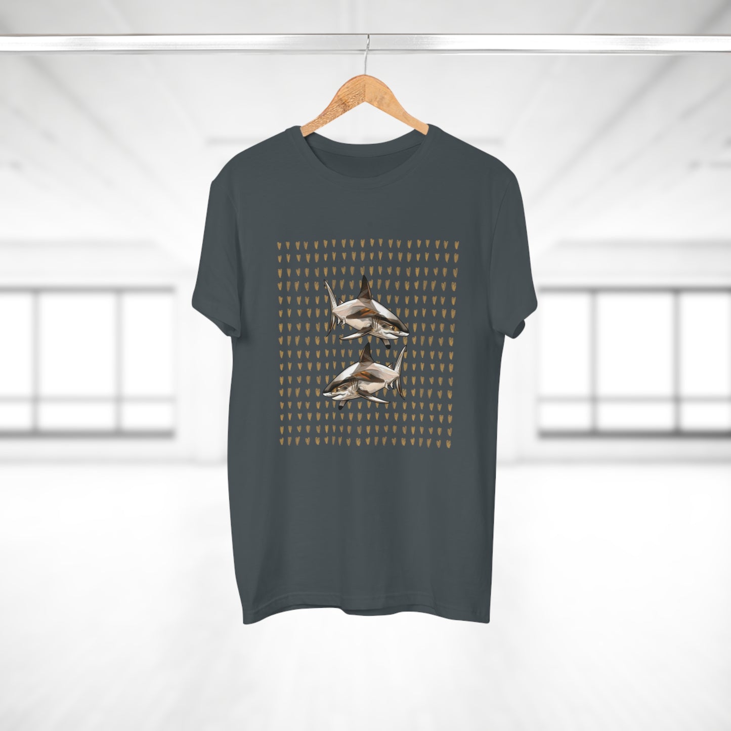 Men's T-shirt. Single Jersey. Shark collection. 9 colours