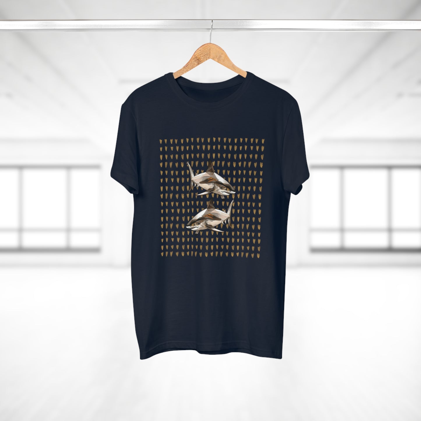 Men's T-shirt. Single Jersey. Shark collection. 9 colours