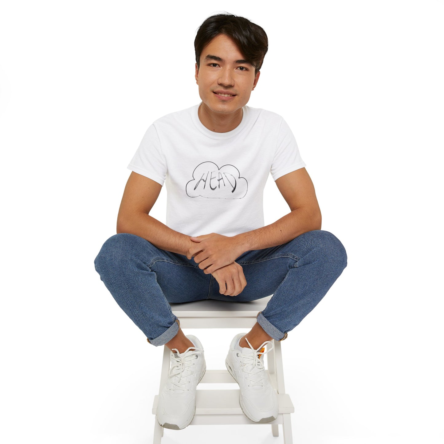 Unisex Tee. Ultra Cotton. 'head in the clouds' collection. 8 colors