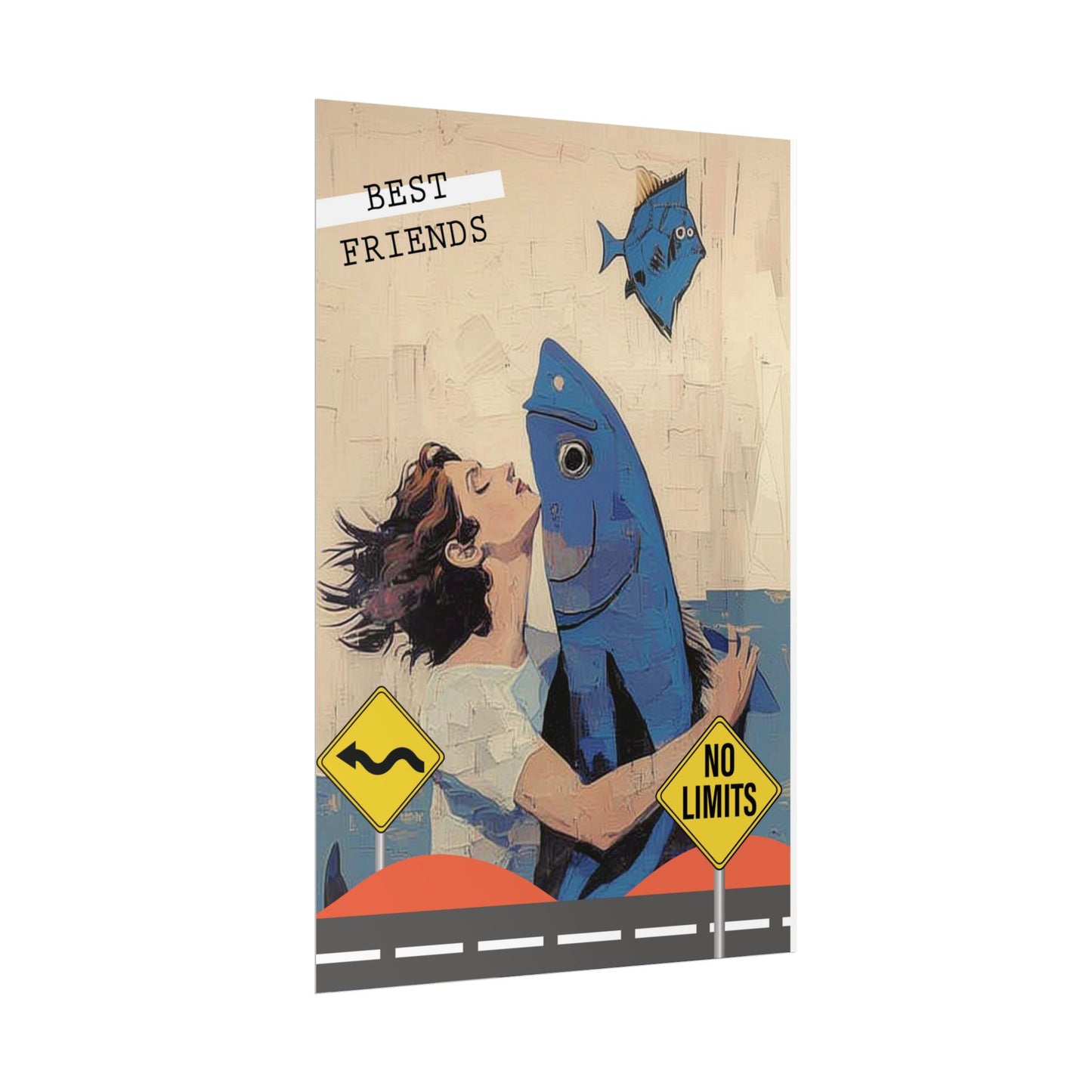 Vertical Rolled Posters. fish collection