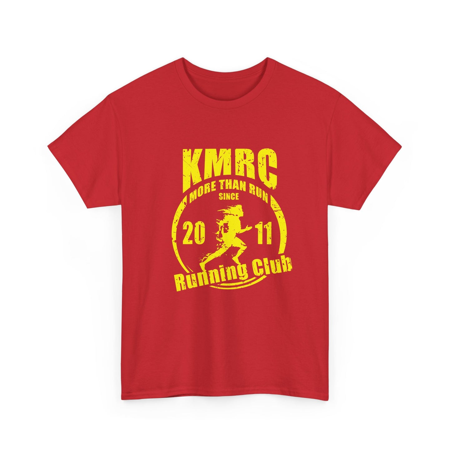 Unisex Heavy Cotton Tee. KMRC collection. more than run