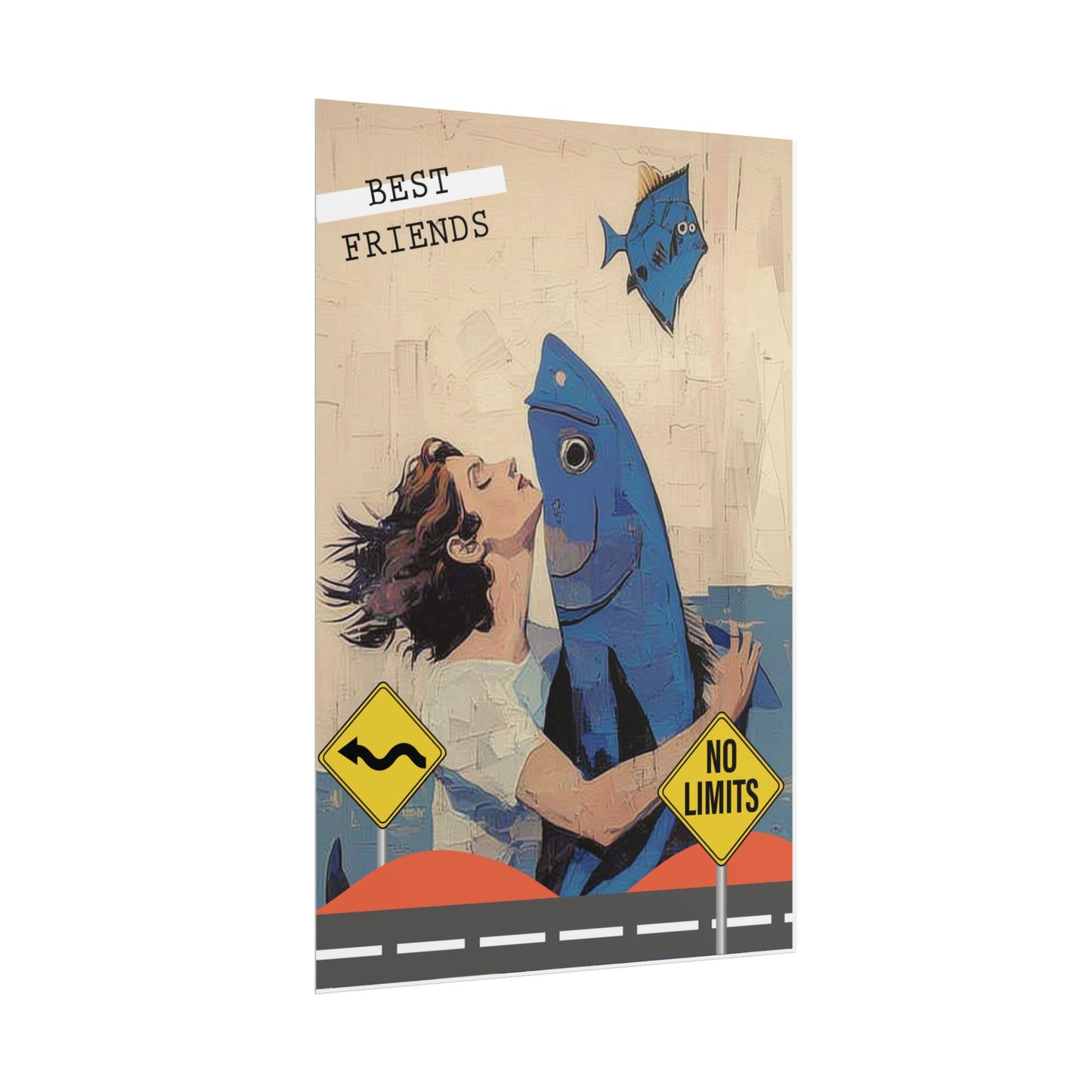 Vertical Rolled Posters. fish collection