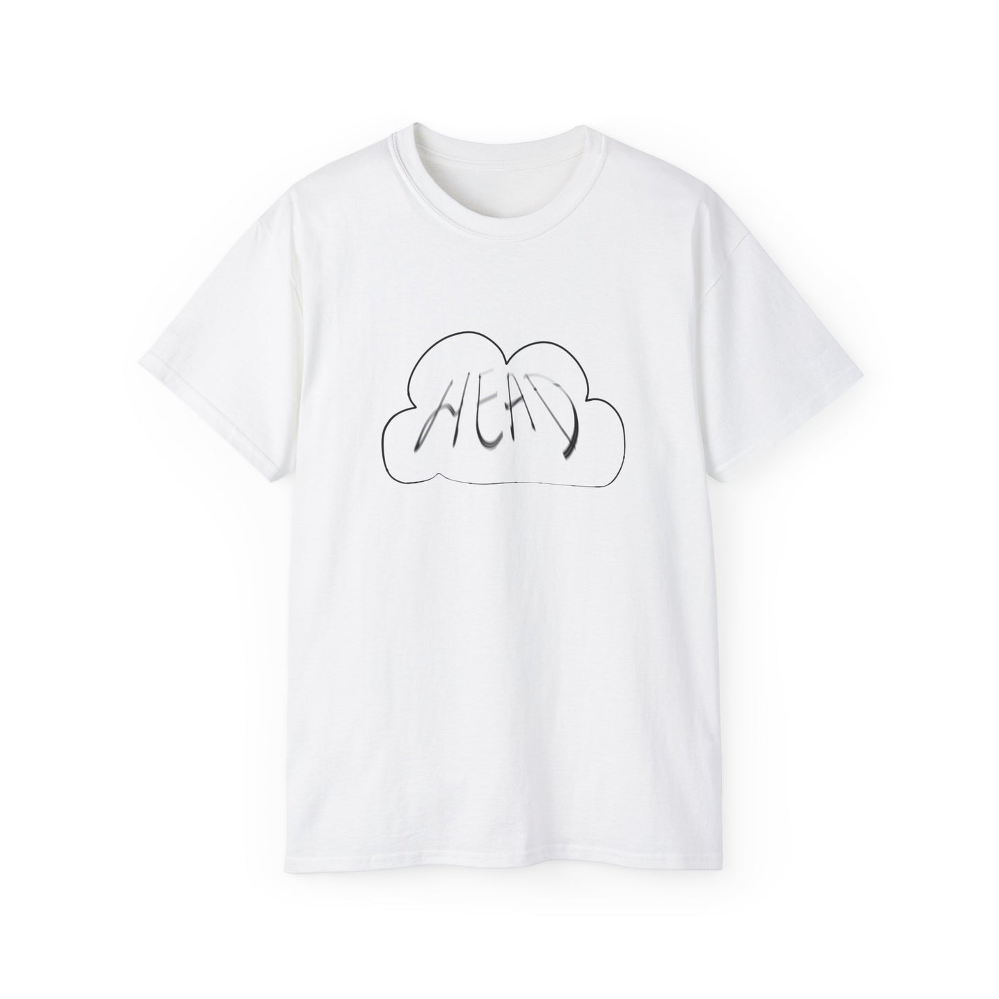 Unisex Tee. Ultra Cotton. 'head in the clouds' collection. 8 colors