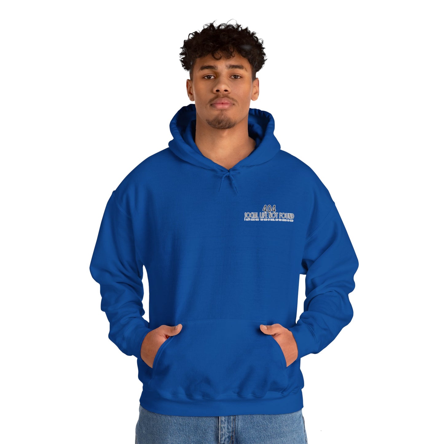Unisex Hooded Sweatshirt. Heavy Blend™. 404 collection. 4 colours