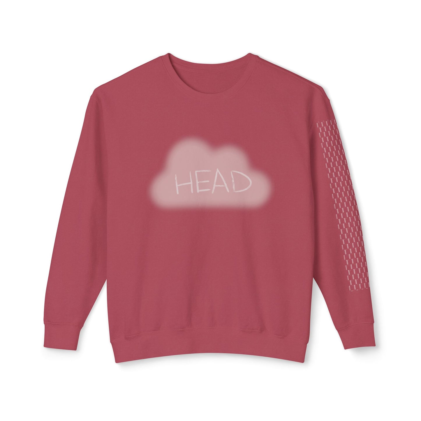 Unisex Sweatshirt. 'head in the clouds' collection. 7 colors