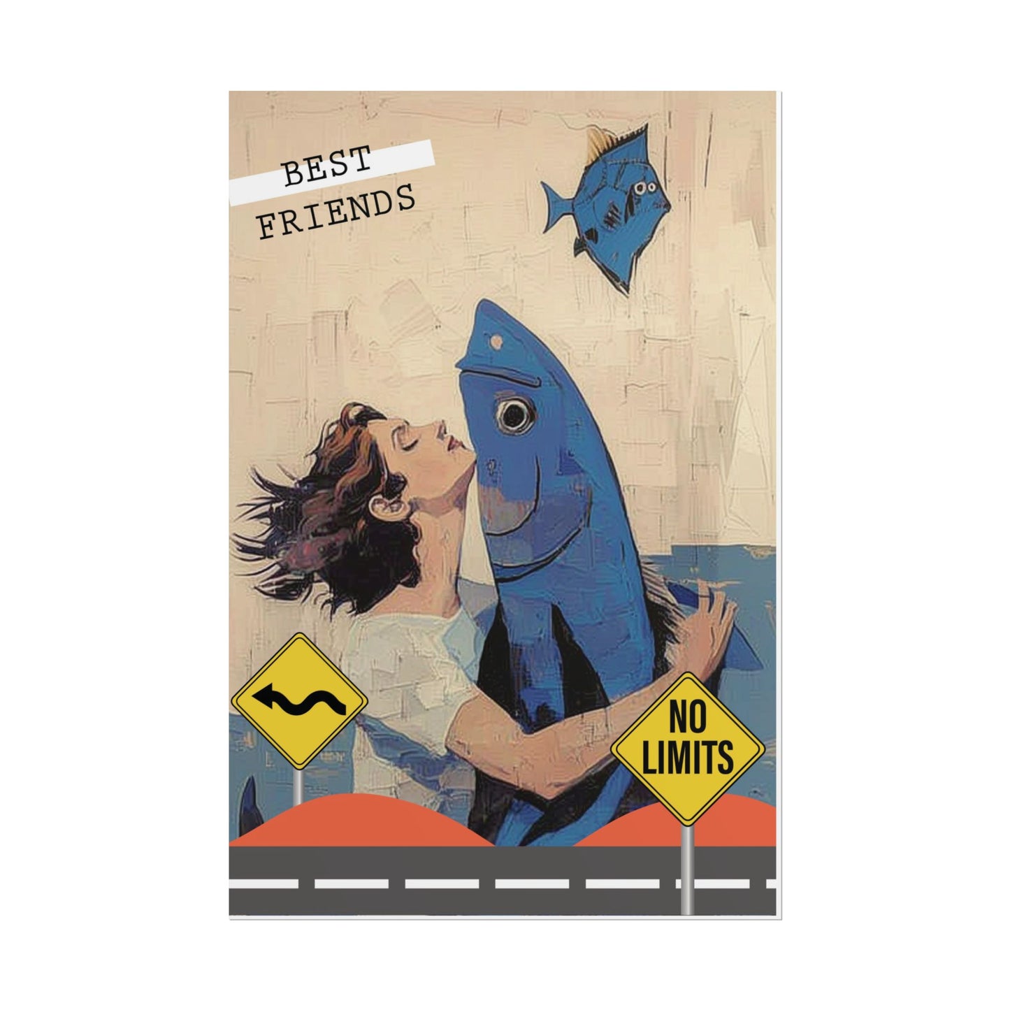 Vertical Rolled Posters. fish collection