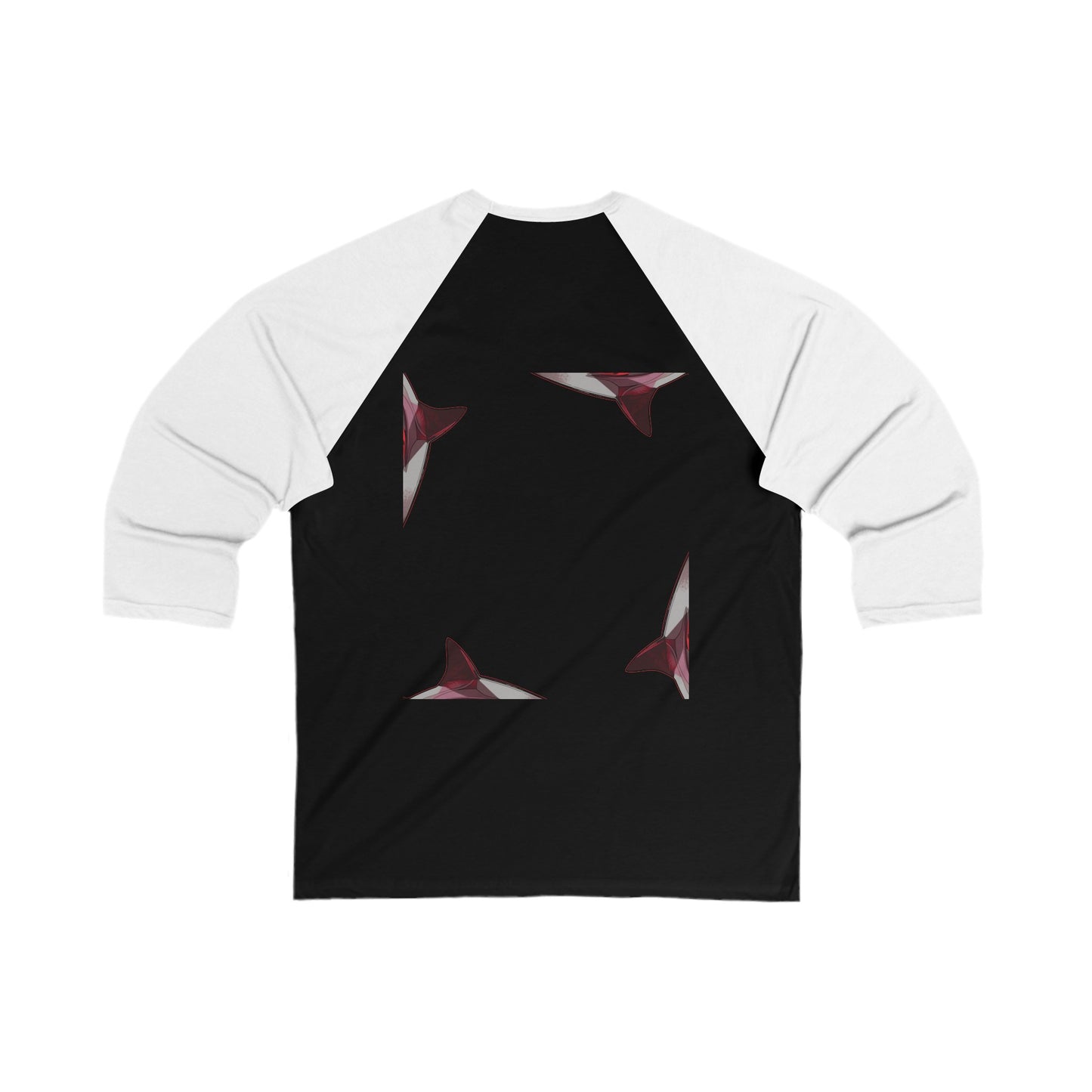 Unisex 3\4 Sleeve. Shark Collection. 4 colors