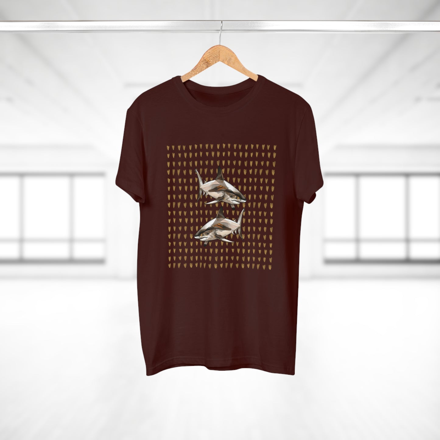 Men's T-shirt. Single Jersey. Shark collection. 9 colours