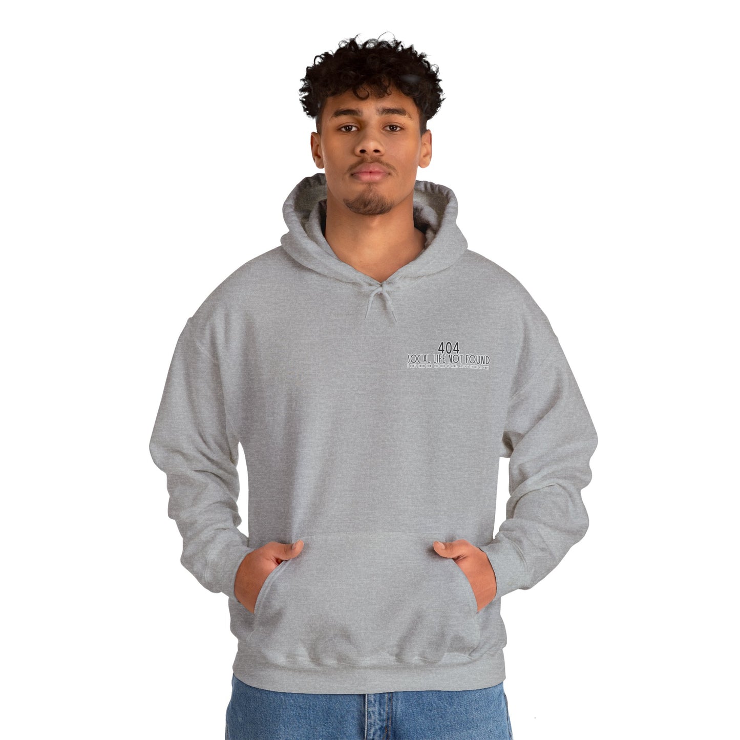 Unisex Hooded Sweatshirt. Heavy Blend™. 404 collection. 4 colours