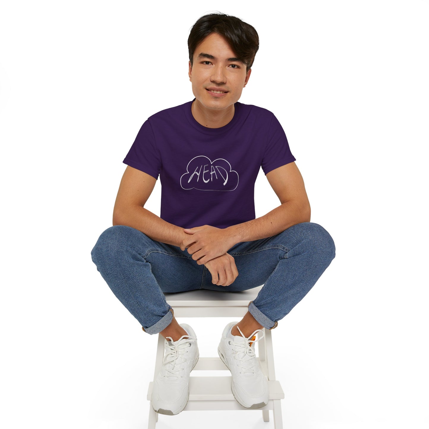 Unisex Tee. Ultra Cotton. 'head in the clouds' collection. 8 colors