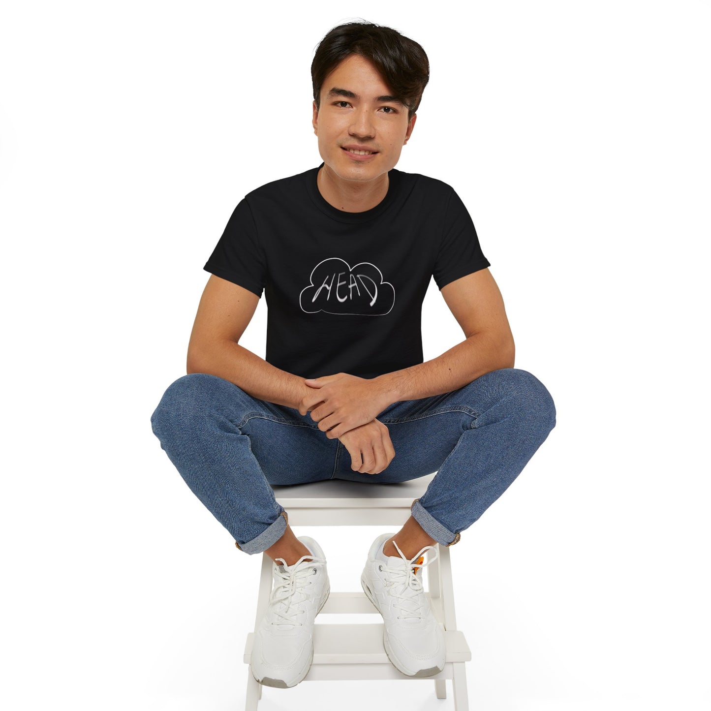 Unisex Tee. Ultra Cotton. 'head in the clouds' collection. 8 colors