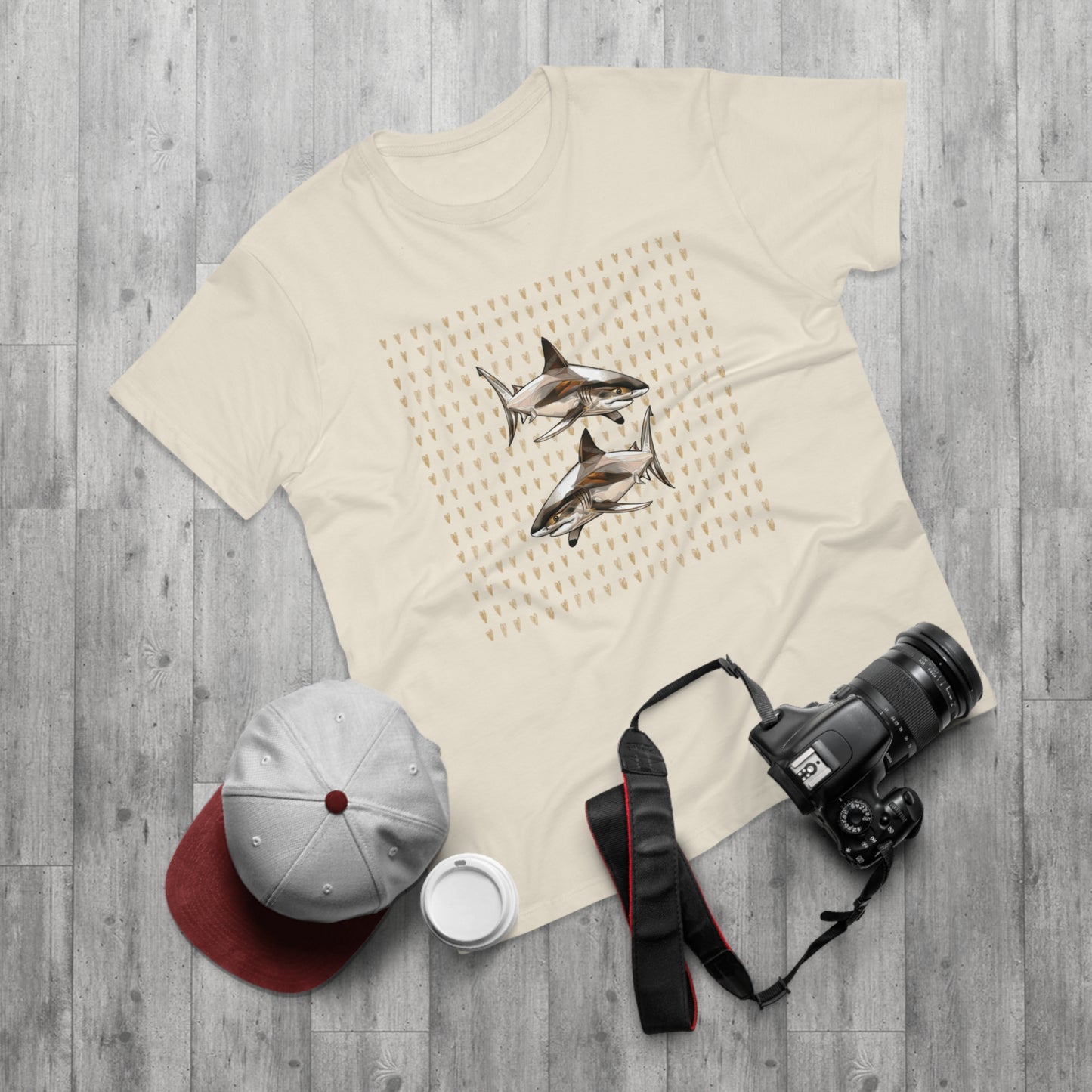 Men's T-shirt. Single Jersey. Shark collection. 9 colours
