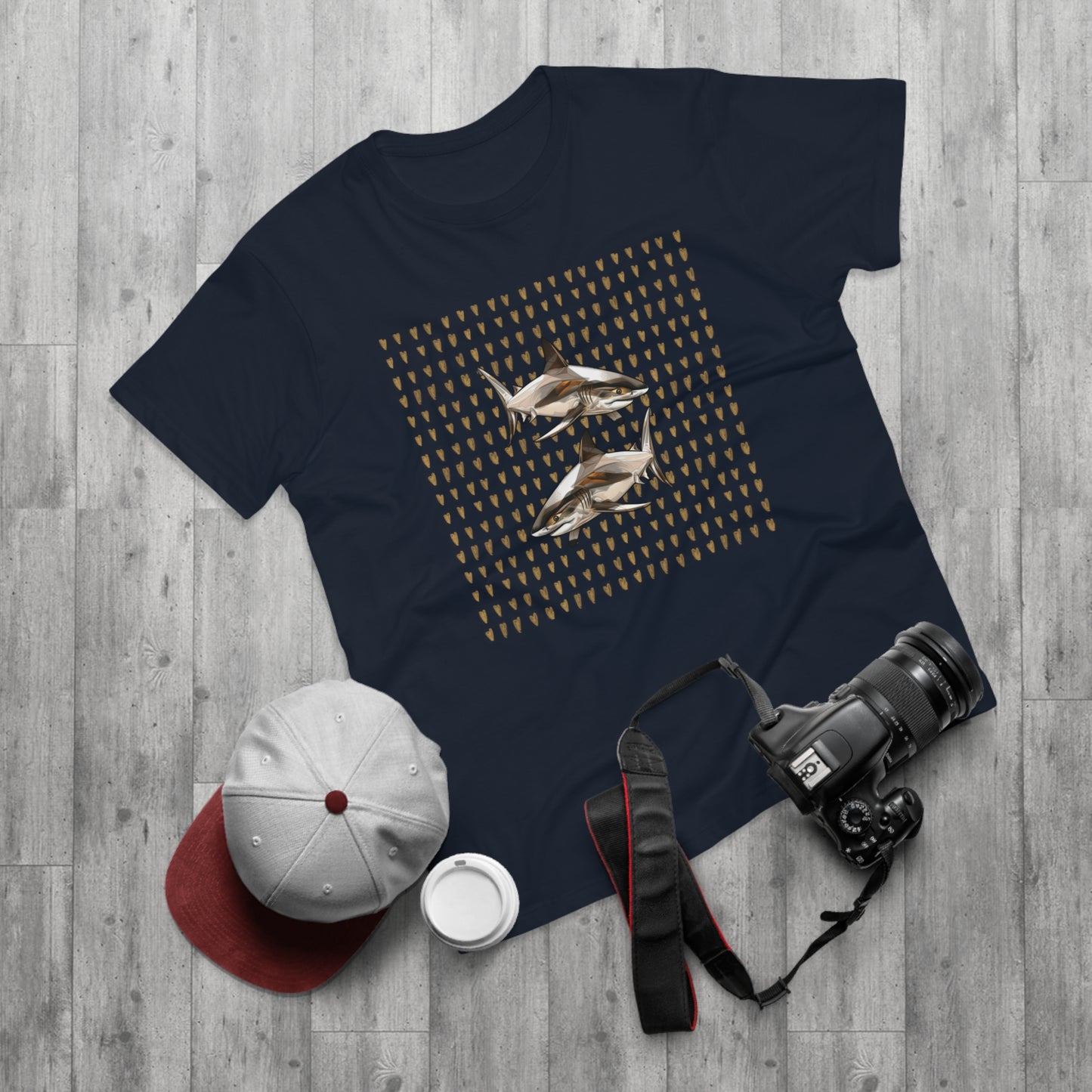 Men's T-shirt. Single Jersey. Shark collection. 9 colours