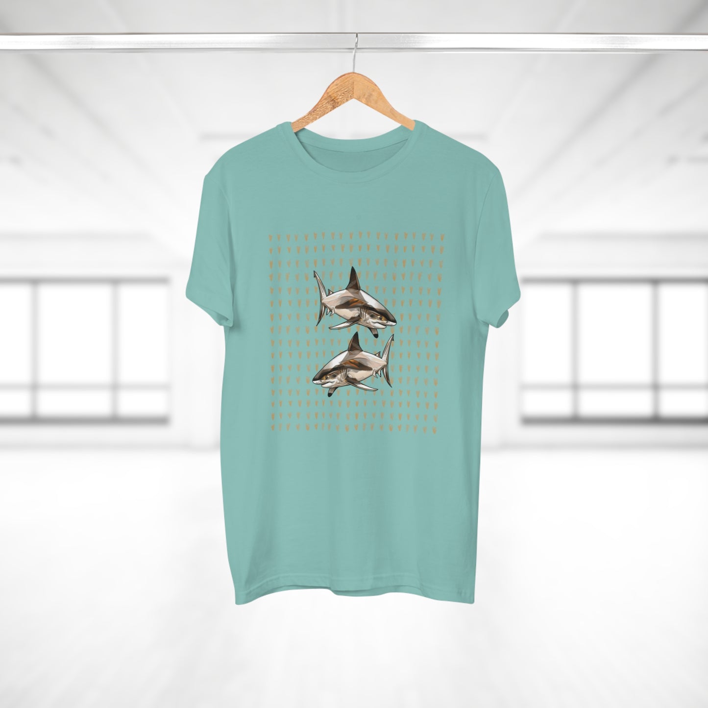 Men's T-shirt. Single Jersey. Shark collection. 9 colours