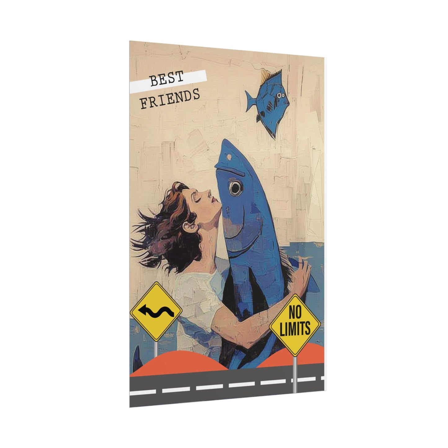 Vertical Rolled Posters. fish collection