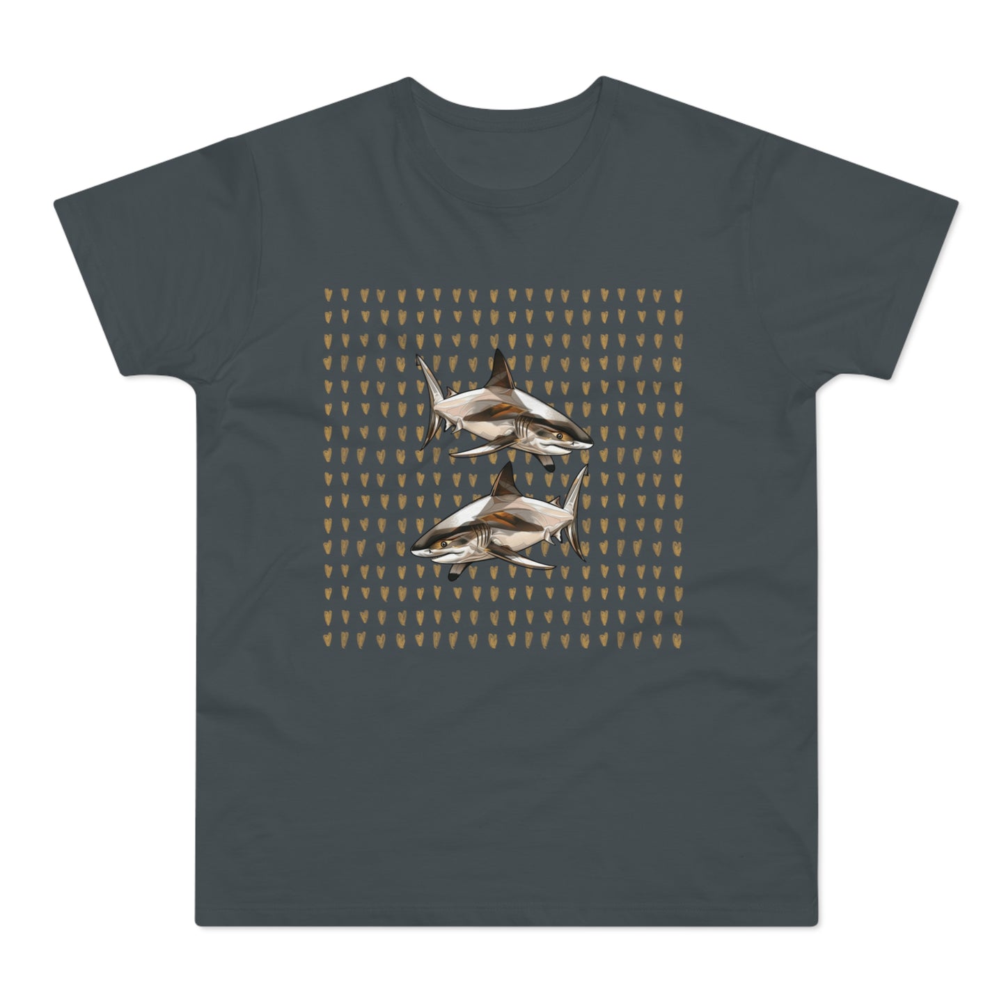 Men's T-shirt. Single Jersey. Shark collection. 9 colours