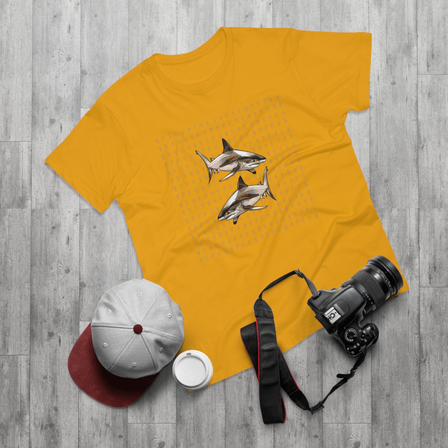 Men's T-shirt. Single Jersey. Shark collection. 9 colours