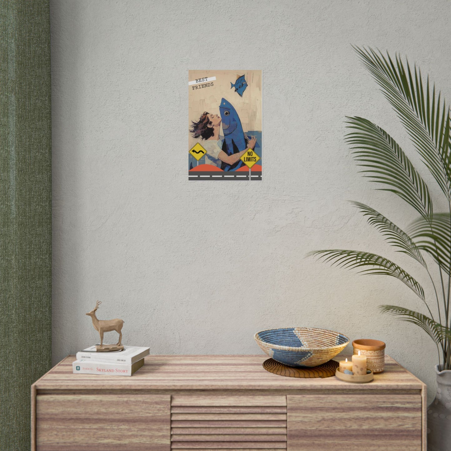 Vertical Rolled Posters. fish collection
