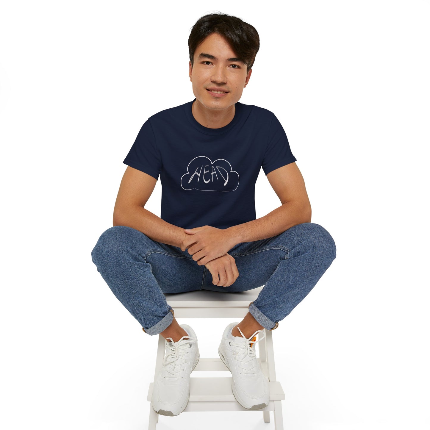 Unisex Tee. Ultra Cotton. 'head in the clouds' collection. 8 colors