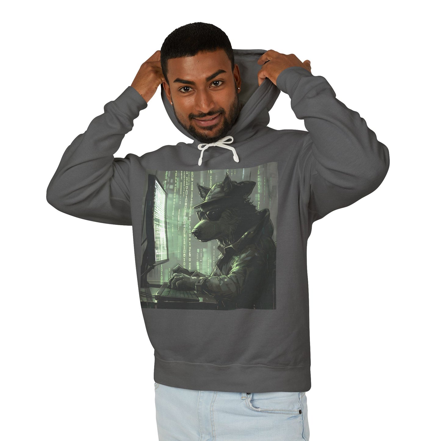 Unisex Hooded Sweatshirt. Lightweight. 2 colors