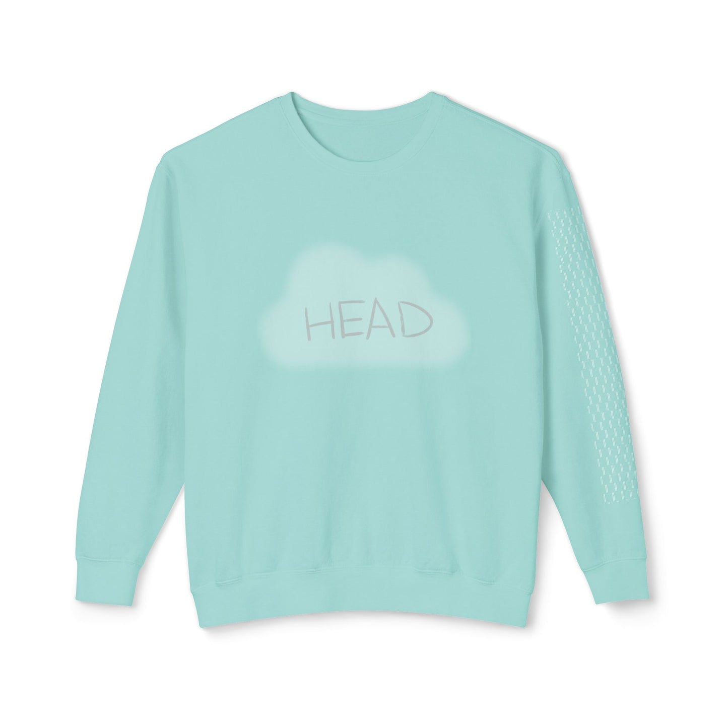 Unisex Sweatshirt. 'head in the clouds' collection. 7 colors