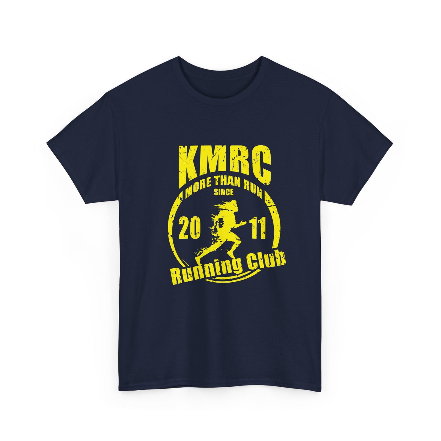 Unisex Heavy Cotton Tee. KMRC collection. more than run