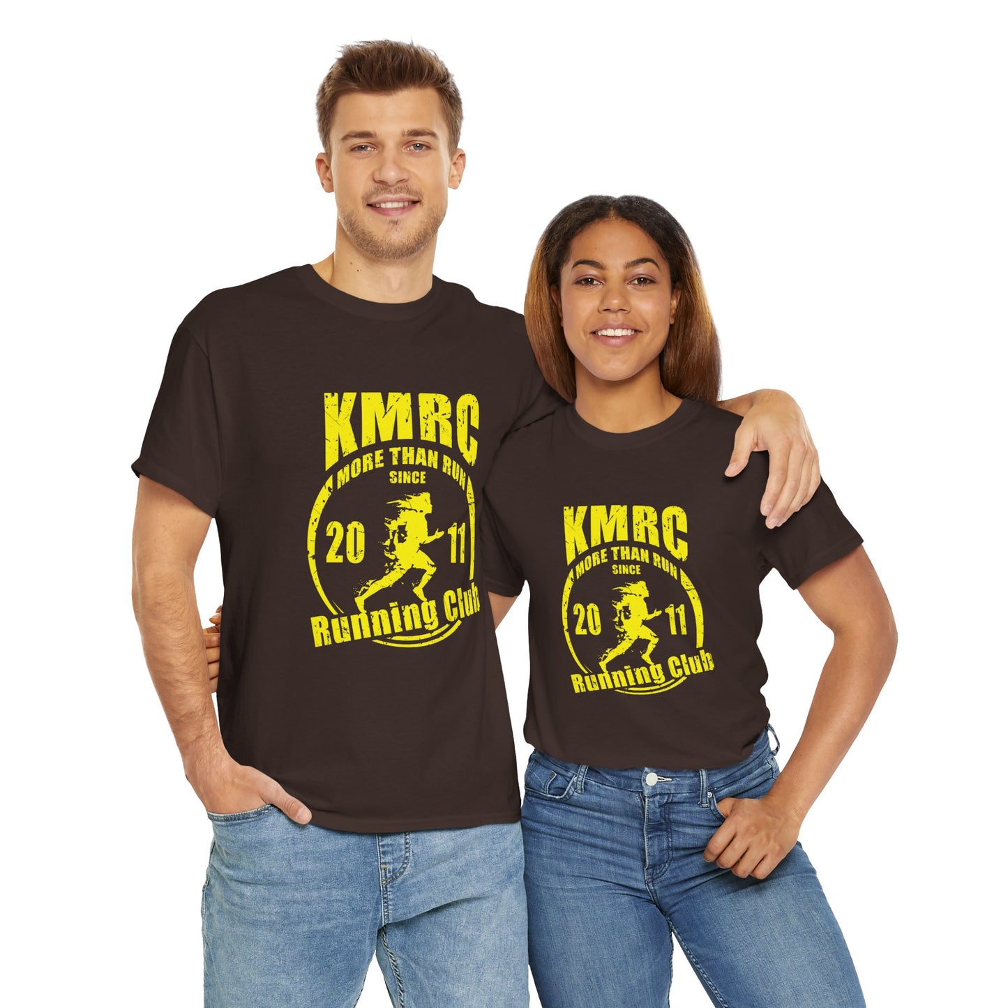 Unisex Heavy Cotton Tee. KMRC collection. more than run