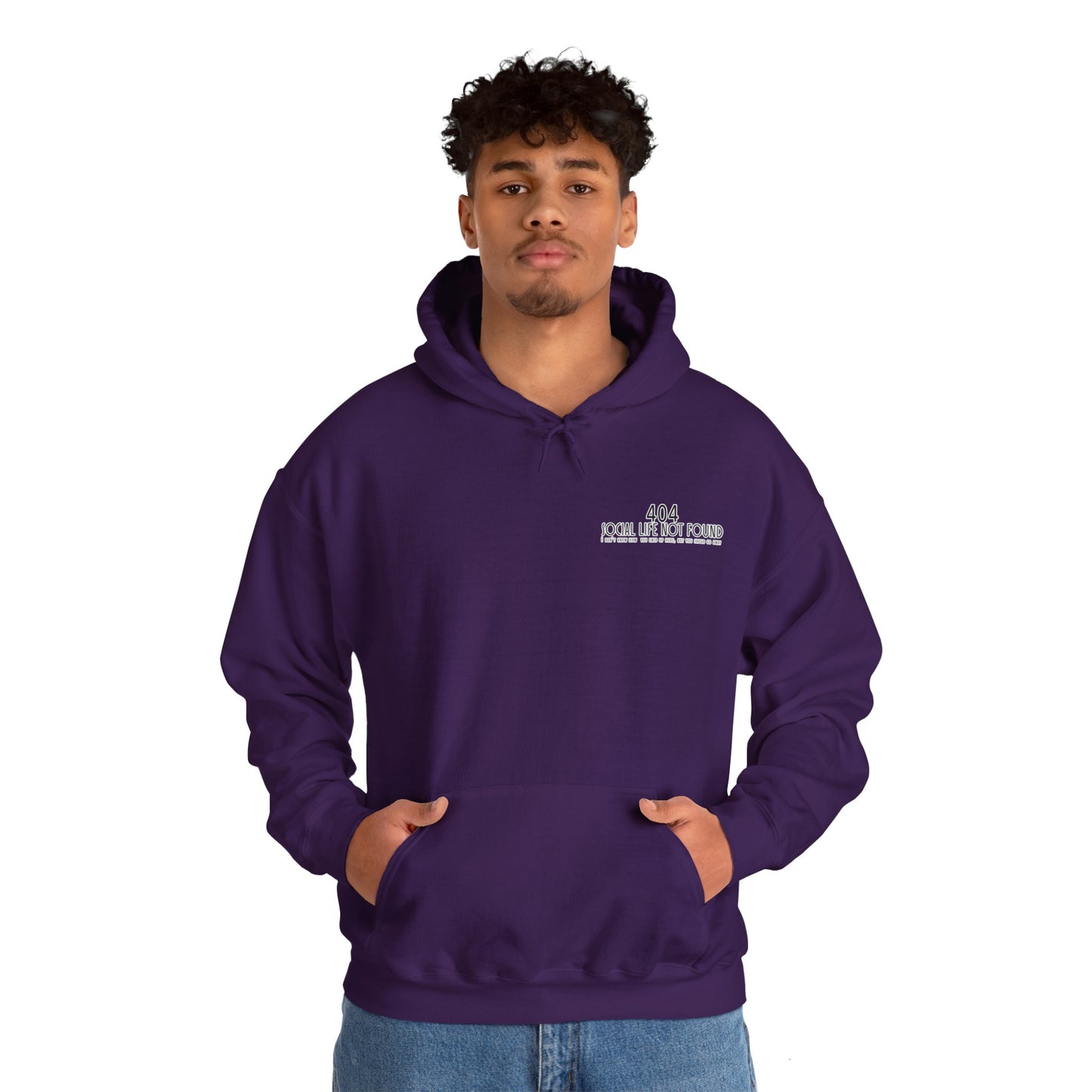 Unisex Hooded Sweatshirt. Heavy Blend™. 404 collection. 4 colours