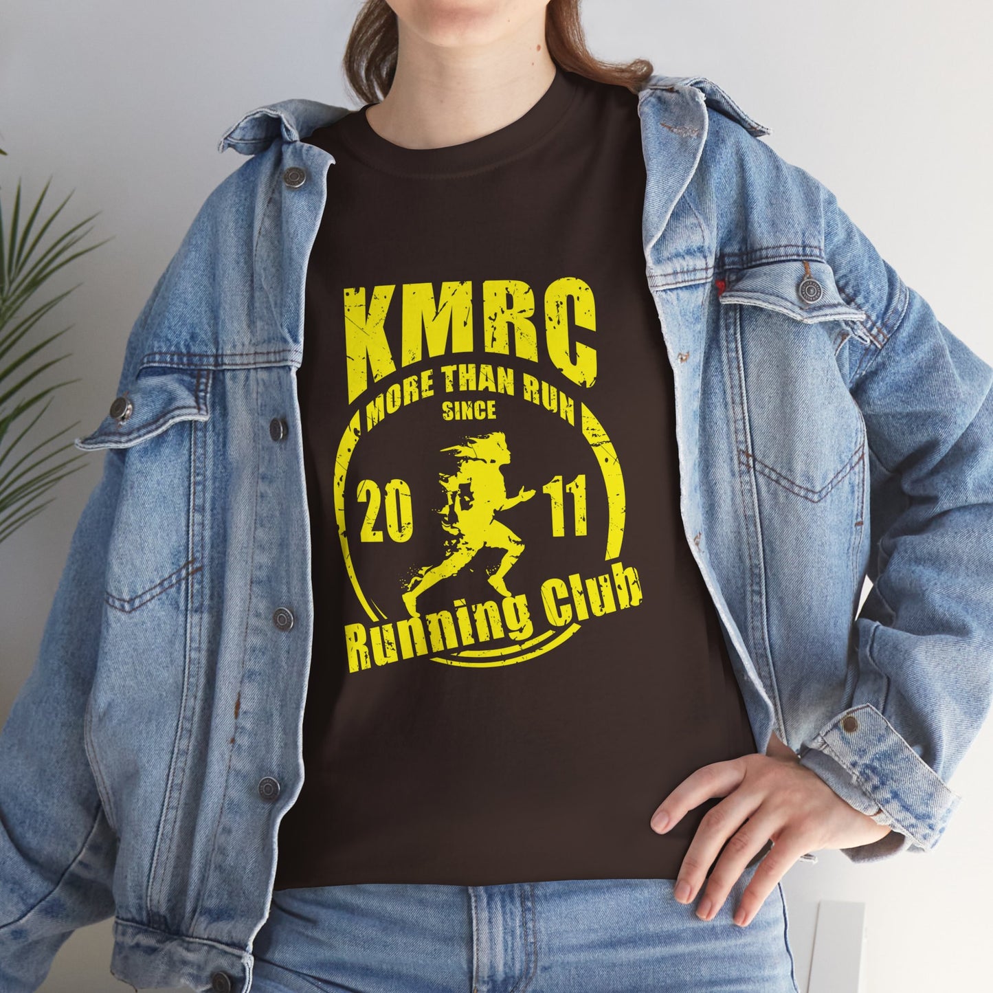 Unisex Heavy Cotton Tee. KMRC collection. more than run