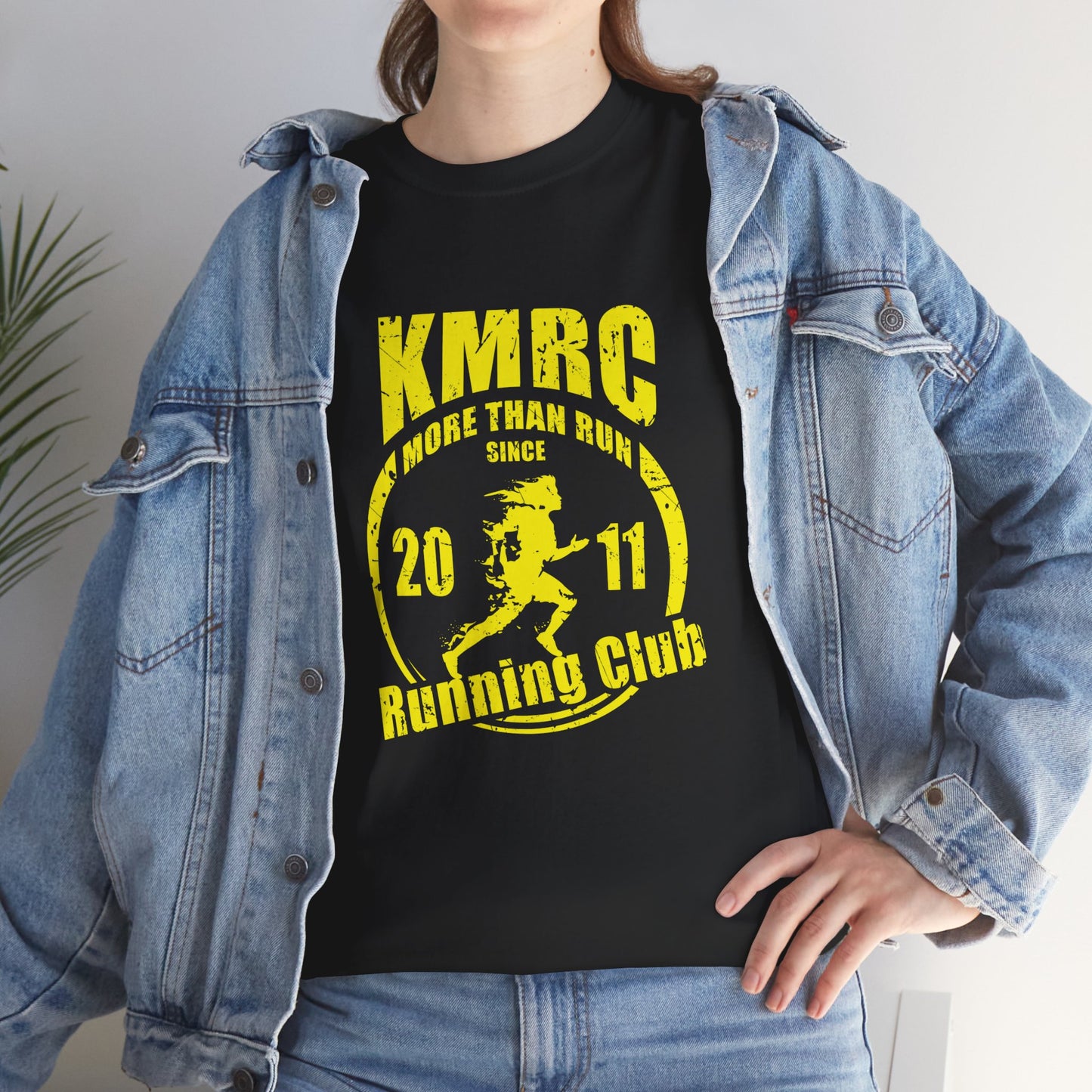 Unisex Heavy Cotton Tee. KMRC collection. more than run