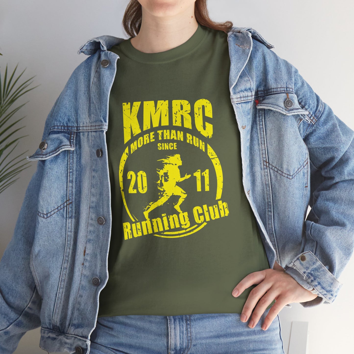 Unisex Heavy Cotton Tee. KMRC collection. more than run