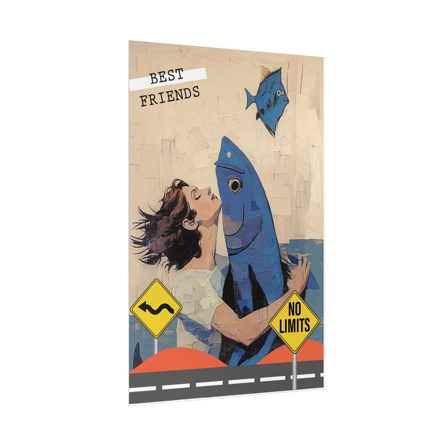 Vertical Rolled Posters. fish collection