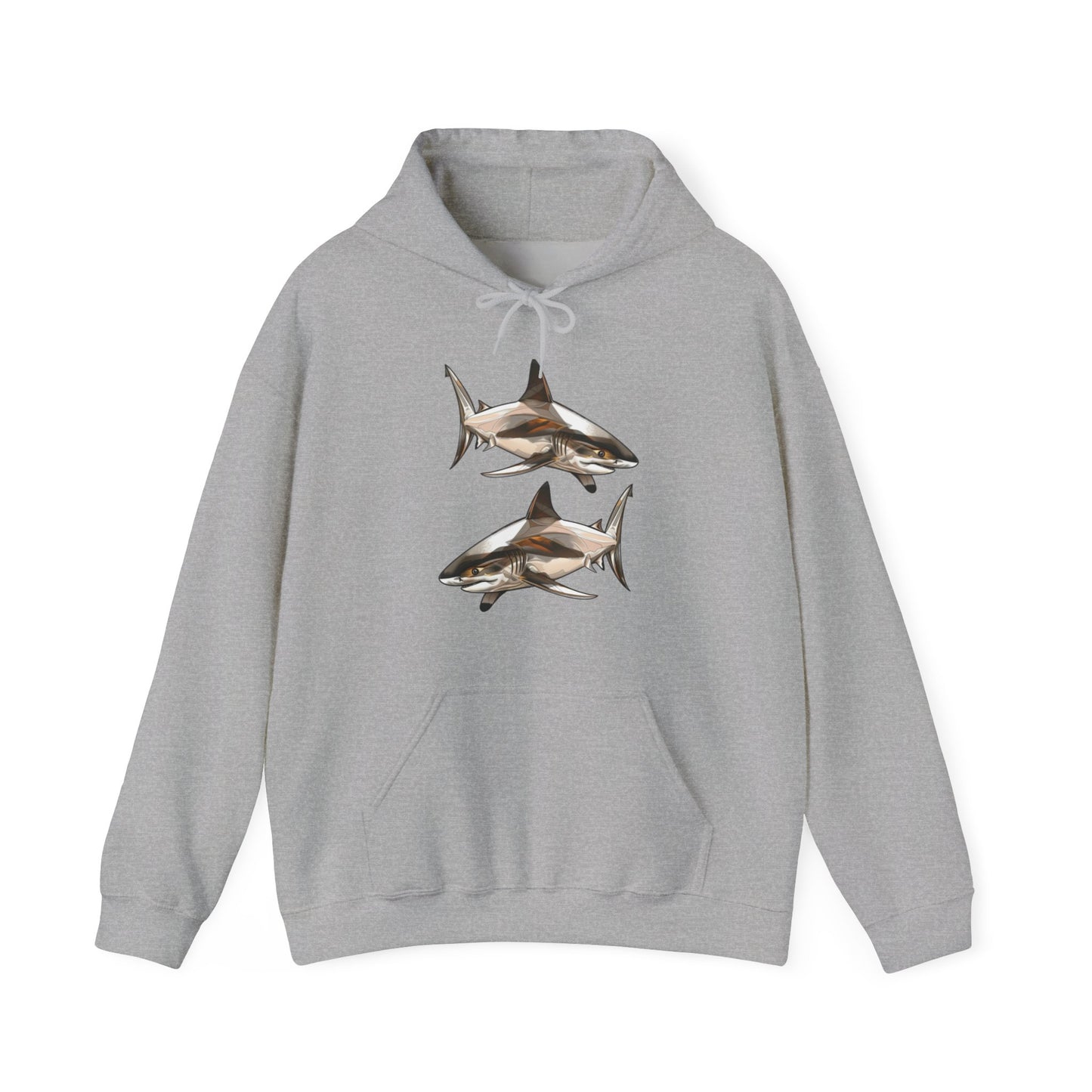Unisex Hooded Sweatshirt. Heavy Blend™. Shark mood collection